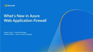 What's New in Azure Web Application Firewall