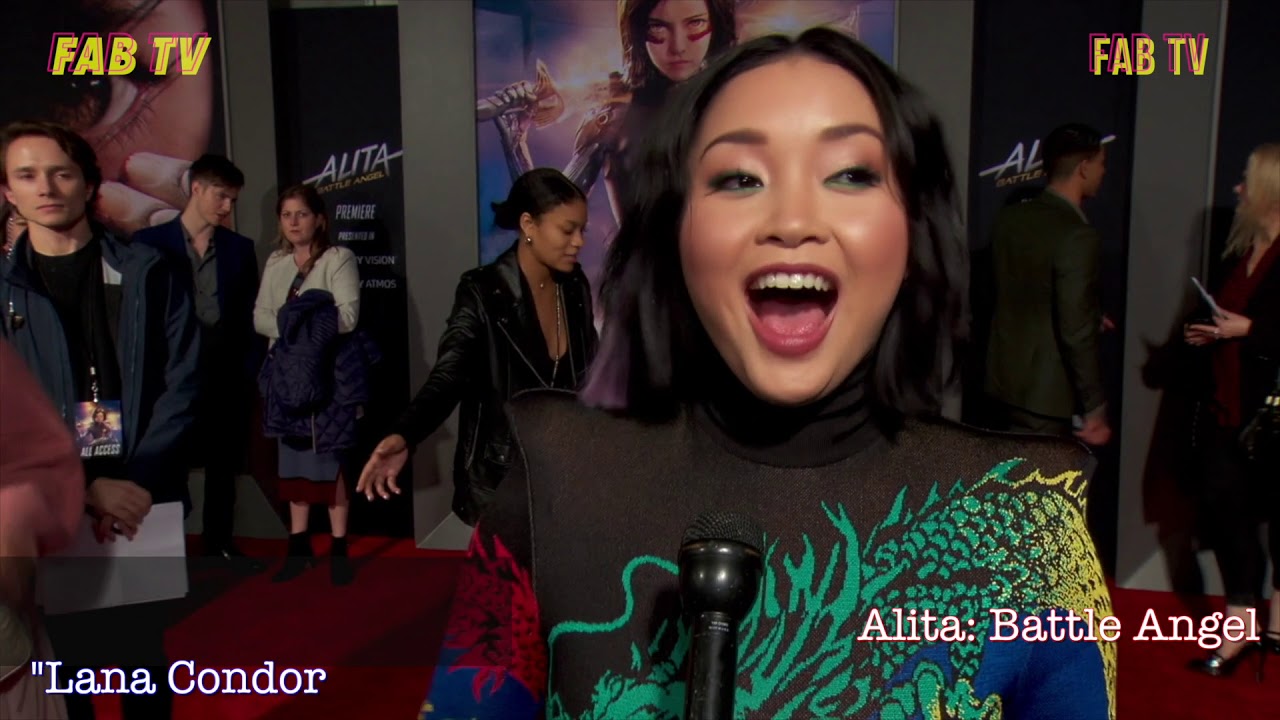 Lana Condor stuns at Alita: Battle Angel premiere - YouTube