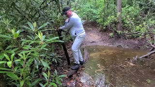 Rain Hike at Waterfals Wildcat Branch Falls SC Fail