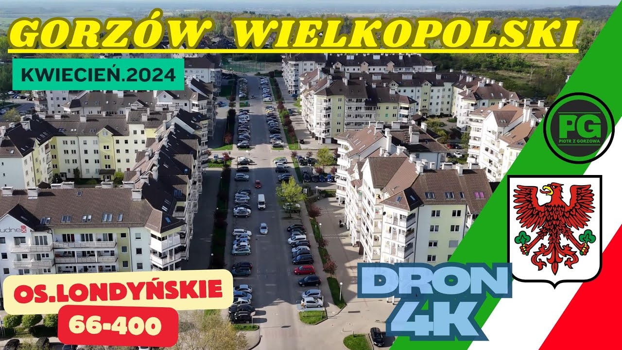 os. Europejskie ul. Londyńska .Gorzów Wielkopolski (DRON) 2024 Kwiecień...
