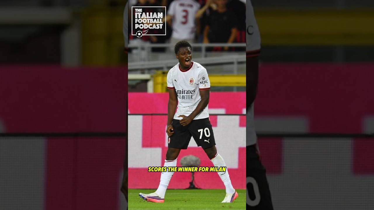 Milan catch Cisse mania after youngster’s dream debut 🤩🔴⚫️ #shorts #acmilan #seriea