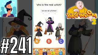 Braindom 2 Riddle Level 241 Who is the real witch? Gameplay Solution Walkthrough screenshot 2