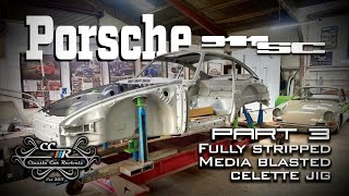 PORSCHE 911 SC RESTO PT3! Media blasting reveals just how bad this shell is!!