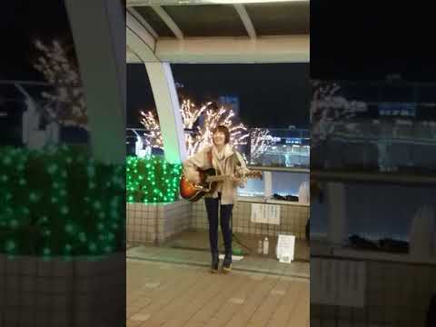 11月24日鳥居れな・西武新宿線田無駅ストリートライブ、50日間オリジナルCD1000枚手売りミッション達成おめでとう！