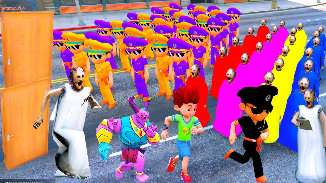 😎👿 1000 Little Singham Bring Magical Coffin, Granny Reacted 🤣 in GTA 5 GTA5 Gameplay