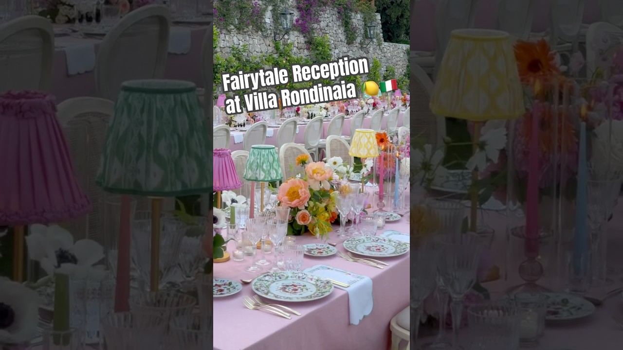 When Your Wedding Reception Feels Like a Fairytale