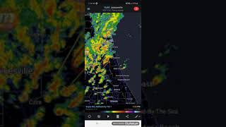 Tornado warning near St. Augustine Florida 2/14/21
