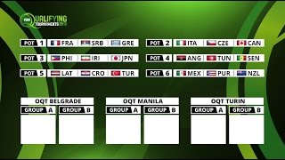 FIBA Olympic Qualifying Tournaments 2016 - Draw Procedure