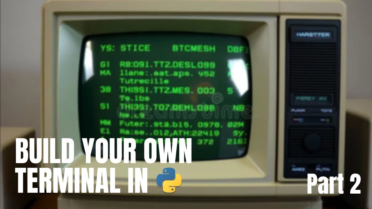 Build Your Own Terminal in Python (Like Zsh & Bash) - Part 2 - YouTube