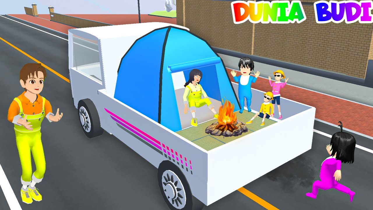 Yuta Mio Camping Diatas Mobil Pickup Berjalan | Panik Malamnya Semua Hampir Jatuh