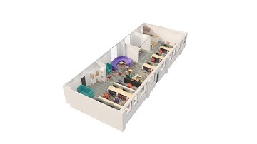 Foursquare Workspace - 3D Video Render