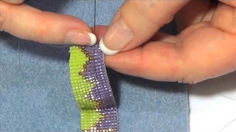 Beading Loom: Hiding Warp & Weft Threads