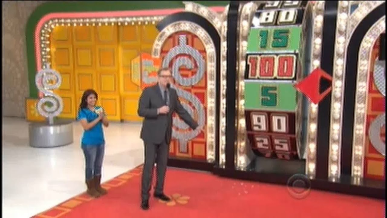 Price Is Right - Contestant Shatters Big Wheel Light (Apr. 15, 2013)