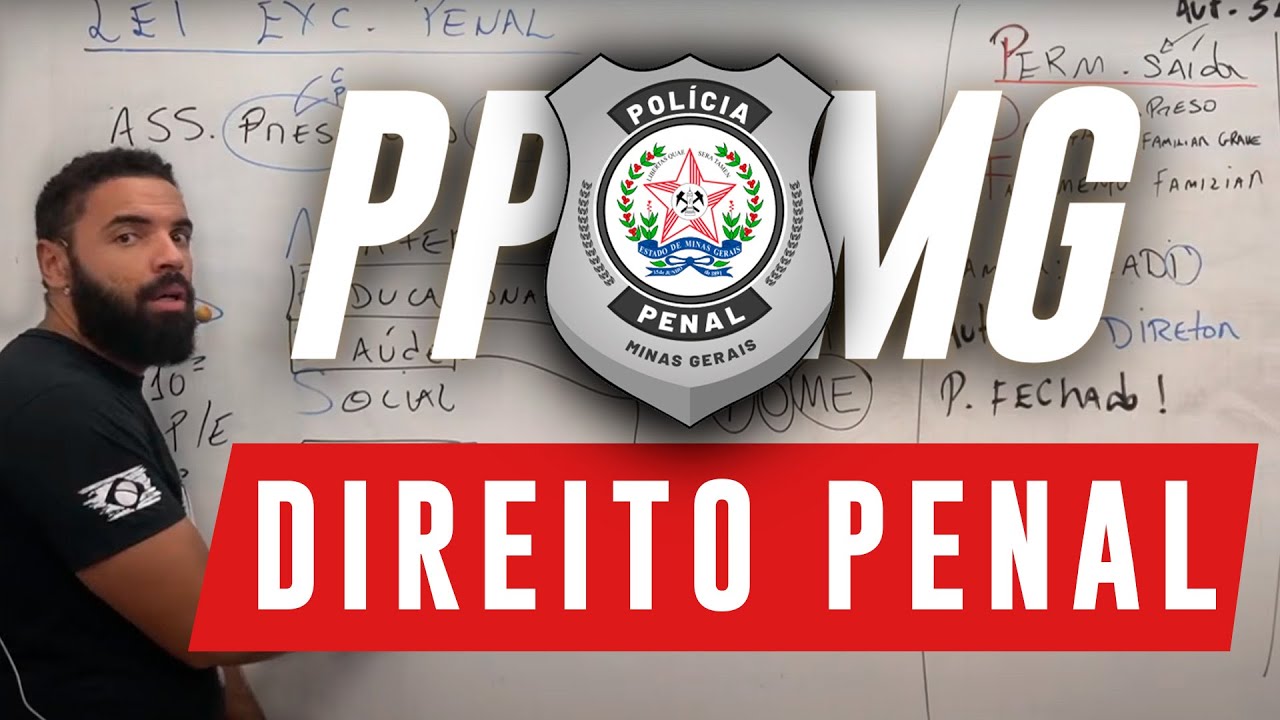 Concurso Polícia Penal MG 2025 | Direito Penal - Aula Bizurada e Direto ao Ponto!
