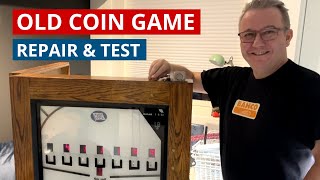 Fixing and testing an old coin game machine - The Norwegian invention &quot;Kronespill&quot;