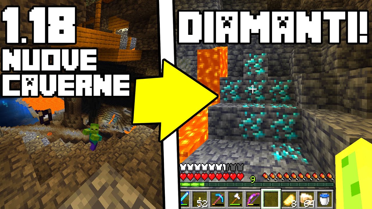 COME TROVARE I DIAMANTI SU MINECRAFT ITA 1.18!! *NUOVO METODO* - YouTube