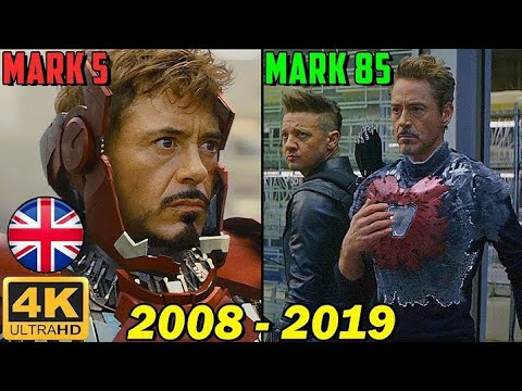 ? All IRON MAN Suit. Transformation Scene Ultra HD (Iron man 2008 — Avengers: Endgame 2019)