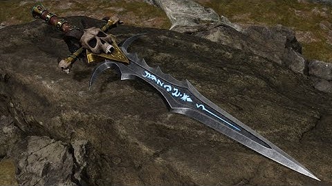 Realistic 3D Model gaming sword | Maya 3D Art