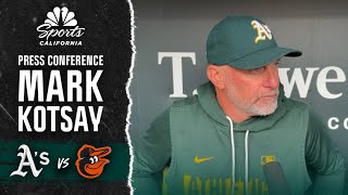 Athletics' Mark Kotsay shares stories of former Braves manager Bobby Cox | NBC Sports California