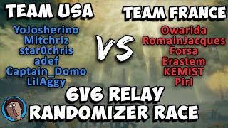 The longest Randomizer race ever: Team USA vs Team France 6v6 Relay race