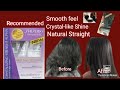 Hair rebonding at home  shiseido crystallizing straight for very resistant to resistant hair