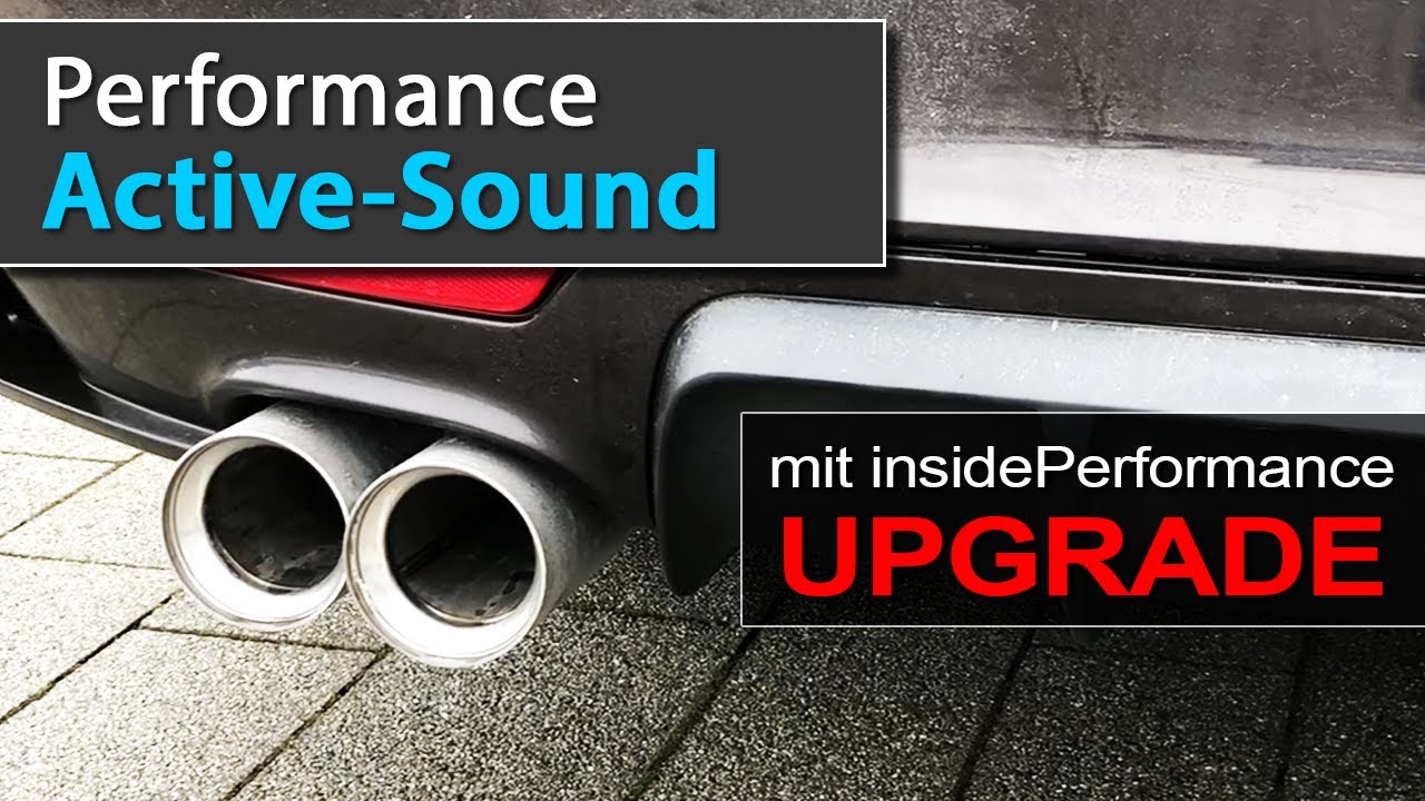 Active Sound UPGRADE von insidePerformance für BMW M Performance Fahrzeuge