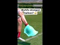 Indestructible water balloon!? 🤯 #shorts #slowmotion