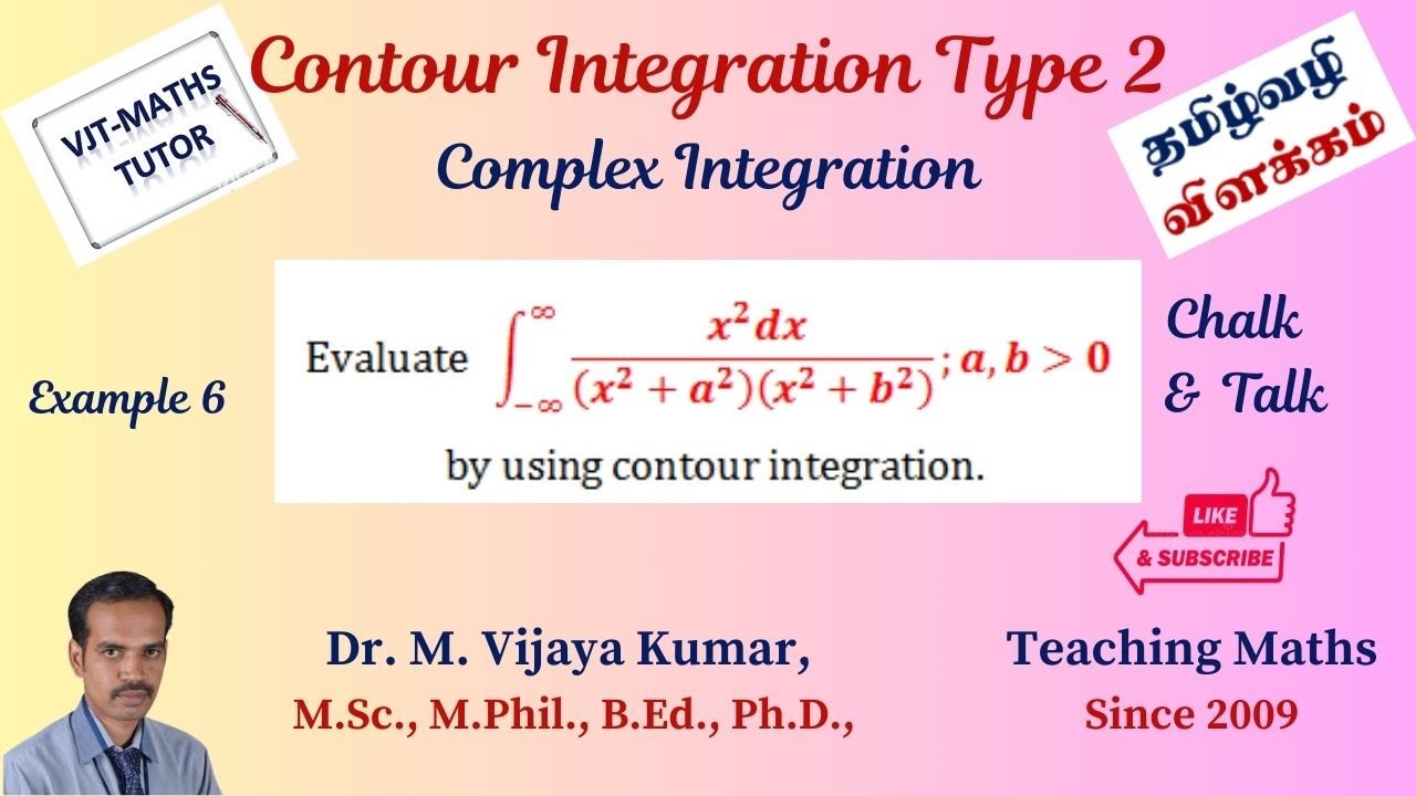Contour Integration Type II – Example 6 | Complex Analysis ...