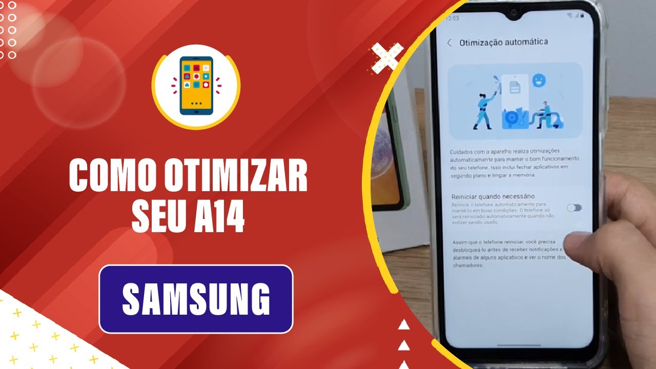 Como otimizar seu Samsung A14 - Passo a passo - YouTube