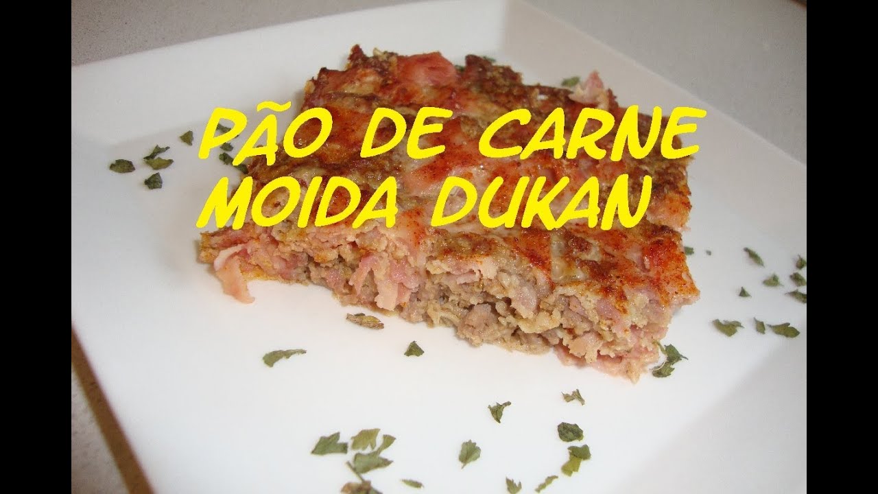 Pão de Carne Moida Dukan - (Todas as fases)