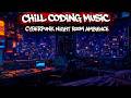 Chill Coding Music — Cyberpunk Night Room Ambience