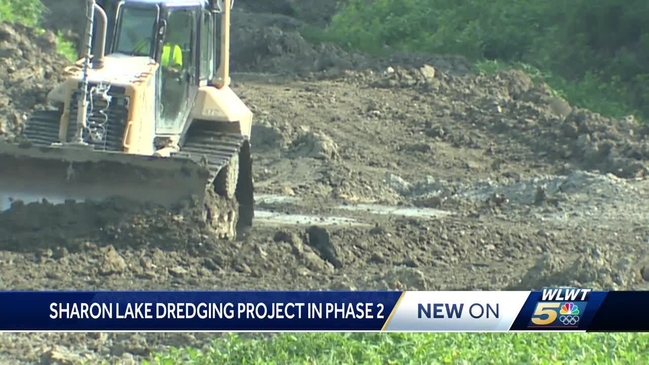 Second phase of lake dredging project underway at Sharon Woods