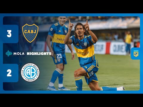 TRIPLETTA DI CAVANI! | BOCA JUNIORS vs BELGRANO 3-2 | HIGHLIGHTS | COPA DE LA LIGA  | MOLA TV