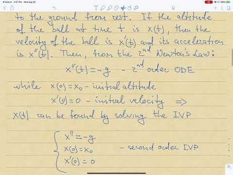 Lecture 3 - Initial Value Problems - YouTube
