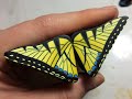 Swallowtail Butterfly Polymer Clay Cane Demonstration (Re-upload)
