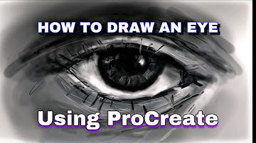 FINE ART | HOW TO DRAW A REALISTIC EYE USING PROCREATE | TIME LAPSE