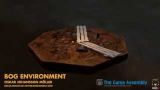 3D bog environment turntable