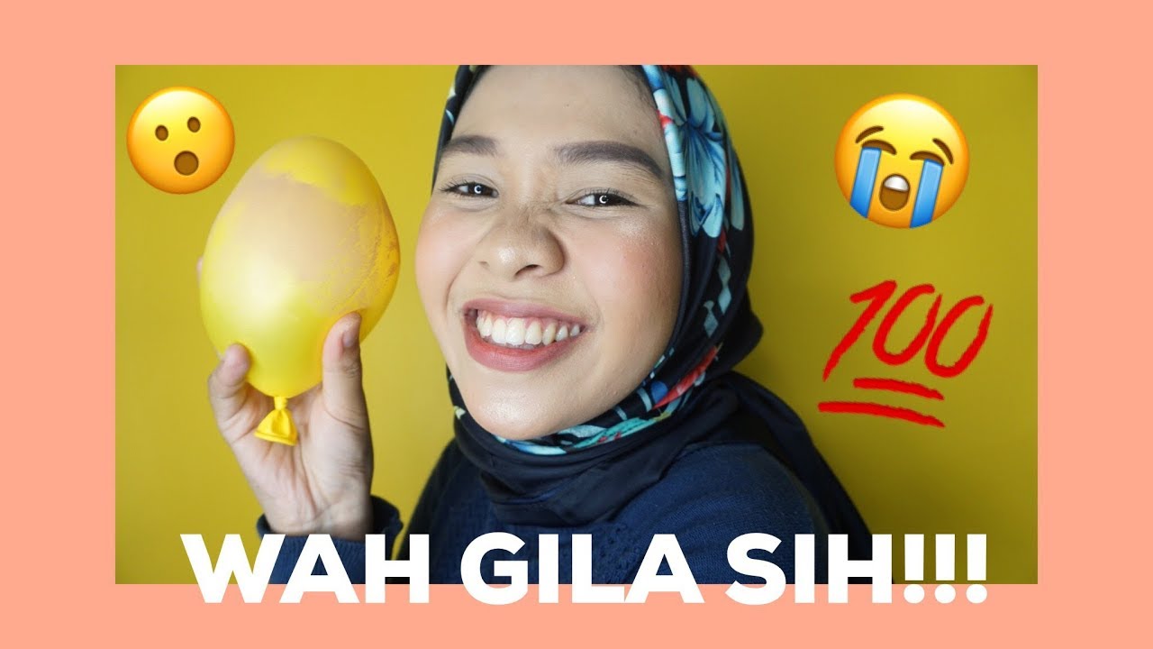 KEKEYI CHALLENGE (PAKE BALON BUAT JADI BEAUTY BLENDER) Y | CLARARIZQI