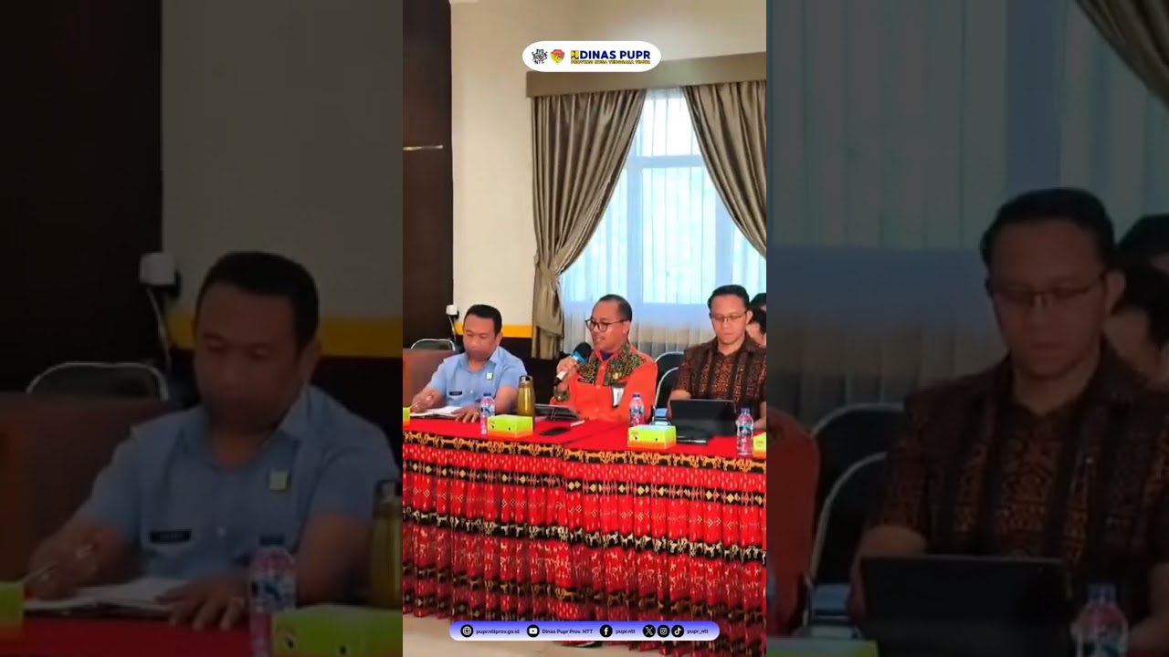 Dinas PUPR Provinsi NTT mengikuti Rapat Koordinasi #pupr