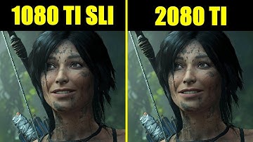 RTX 2080 TI Vs GTX 1080 TI SLI 4K Shadow Of The Tomb Raider Frame Rate Comparison