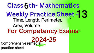 #weekly practice sheet -13/class-6 maths/CEP/comprehensive remedial practice sheet/English/ Punjabi