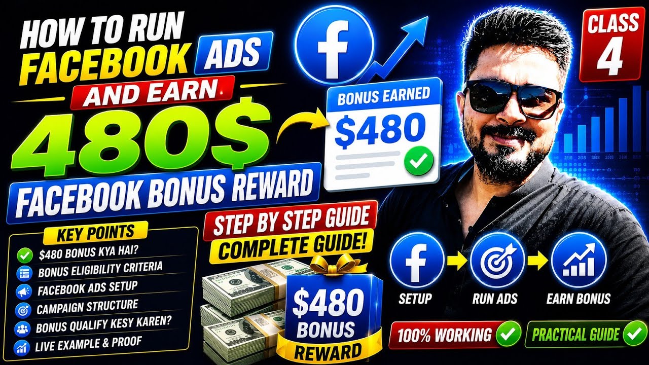 Step Rocker Facebook Ad How To Run Facebook Ads & Earn $480 Bonus Reward | Step By Step Guide ...