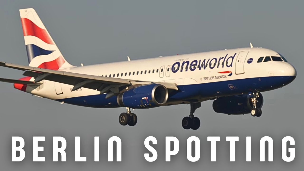 LIVE Berlin Airport Planespotting BER, 08.11.25