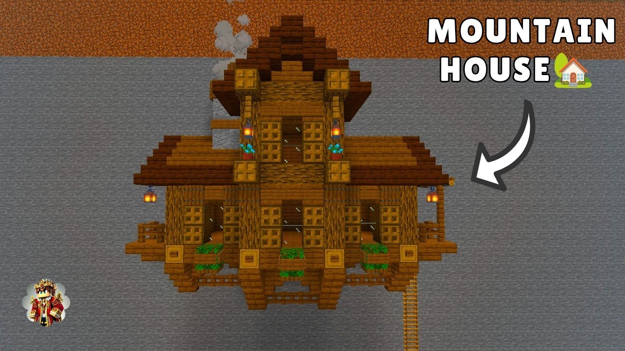 Minecraft: How to Build a Mountain House Tutorial (Easy Build House 🏠 ...