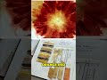 Yellow Flower Prints RED Ink?! Nature's Secret Unlocked! #shorts