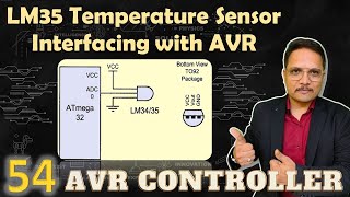 LM35 Temperature Sensor Interfacing with AVR Microcontroller #ATmega32 #AVRMicrocontroller