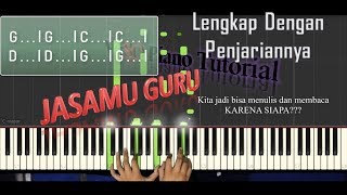 JasaMu Guru  - Piano Tutorial (Lagu Paling Sedih Untuk Guru)