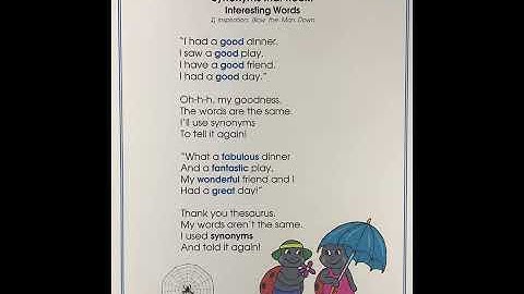 Thumbnail of Synonym Song | Mp3 and Chart FREE