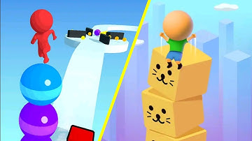 🟢 🟡 Stack Rider Vs Cube surfer All Levels Gameplay Walkthrough Android iOS Gaming NO. 02