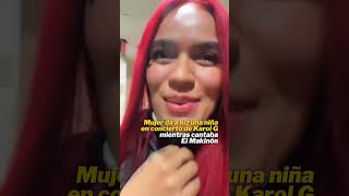 KAROL G - VISITA A MUJER QUE DIO A LUZ EN SU CONCIERTO #karolg #shorts